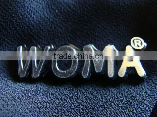 High quality custom fashion decorative metal nameplates