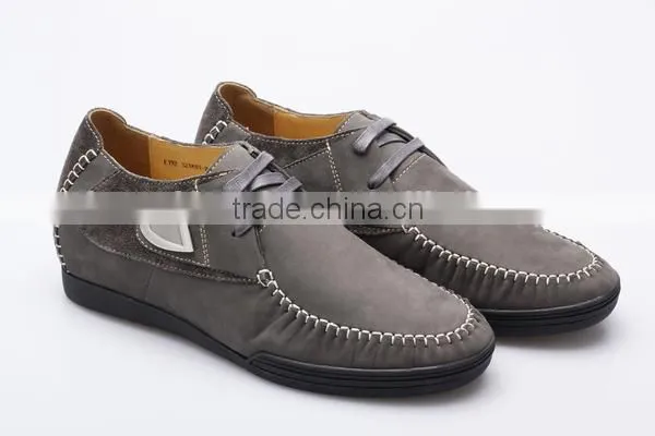 latest 2016 100% men suede leather shoes