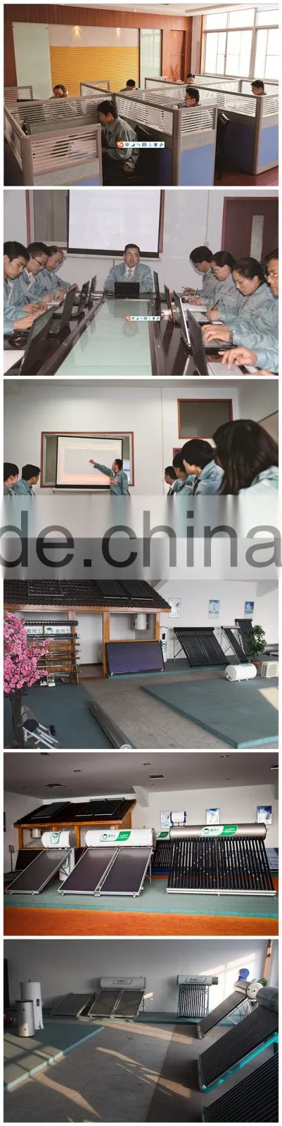 heat pipe Vacuum tube solar hot collector pricdes with SRCC approved for sale