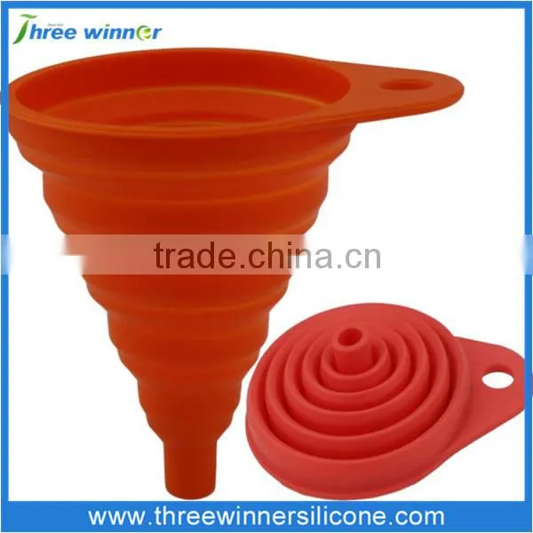Foldable Silicone Funnel for Kitchen
