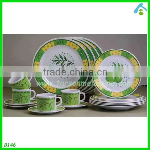 whole print melamine dinner set