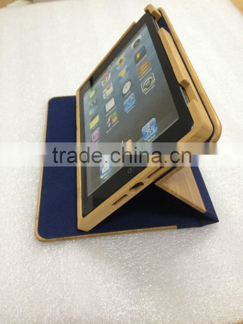 Real Bamboo Mix Fabric Products Wholesale For iPad Pro Case phone case