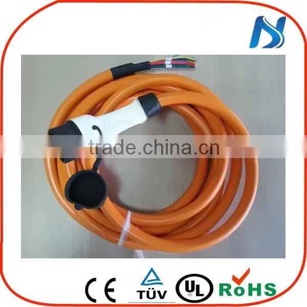 EVSE T2 female to male charging plug/32 A type 2 cable