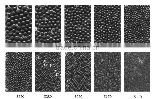 Metal blasting material Steel ball