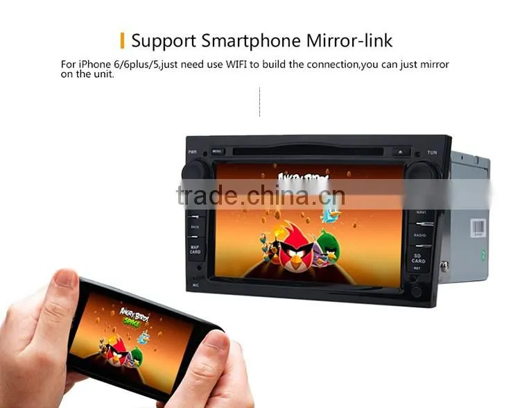Wholesale obd2 double din car dvd gps navigation android for opel zafira from 2005 mondeo focus