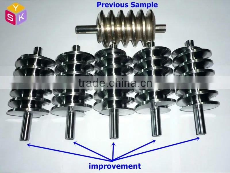 Precision hardened worm gear set with large torque