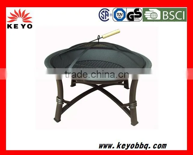 2016 keyo 30 inches European style indoor smokeless steel charcoal fire pit