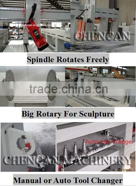 China HSD Spindle 4 Axis 3D CNC Foam Engraving/Router Machine with Cheap Price