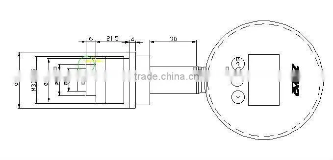High precision low power digital pressure gauge(CE, ISO approved)
