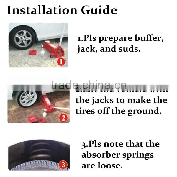Spring gap measuring car power cushion