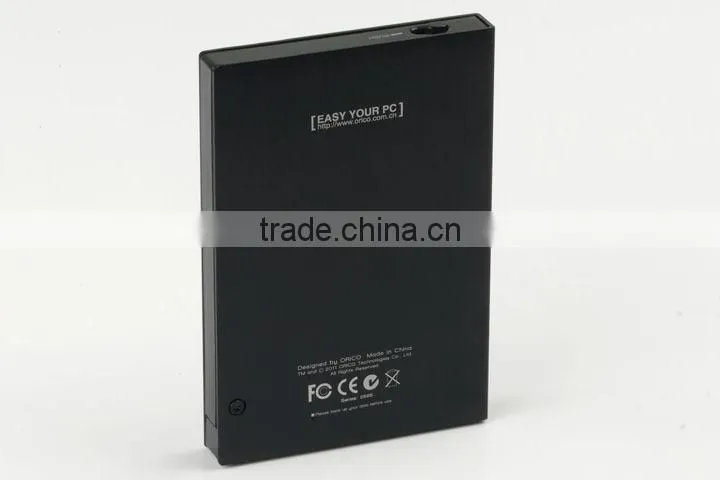 2.5" Portable HDD Enclosure with data write protected function and tool free(Aluminum Alloy)