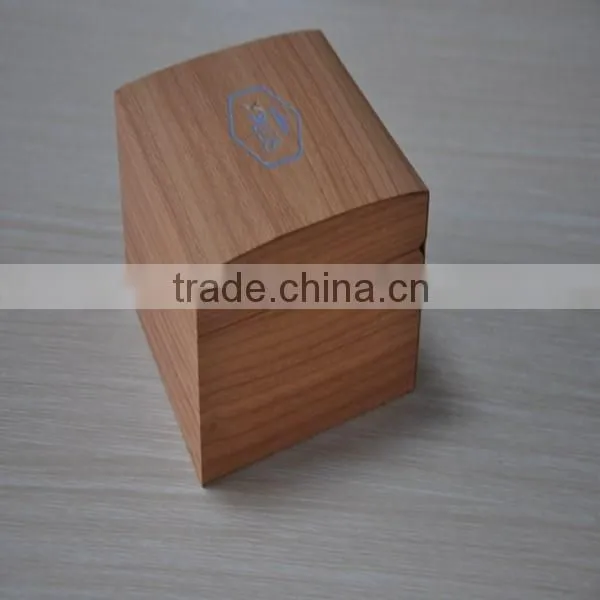 Customized logo finishing wood venner wooden watch box