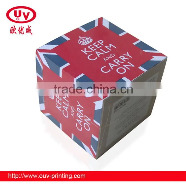 wooden pallet memo cube, sticky note memo cube
