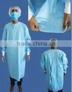 one size polypropylene disposable gown