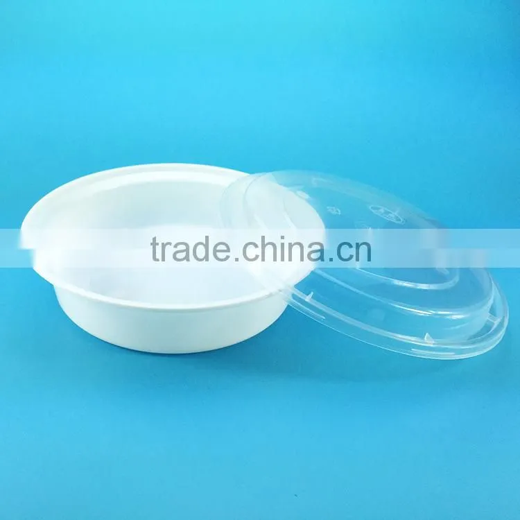 Disposable plastic take away food containers microwavable food container
