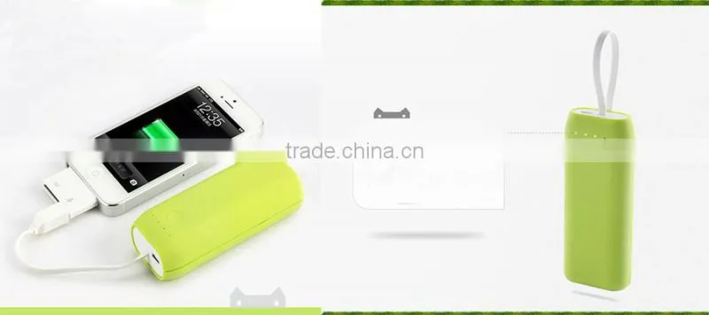 new fashion design solar power bank charger 4400mah