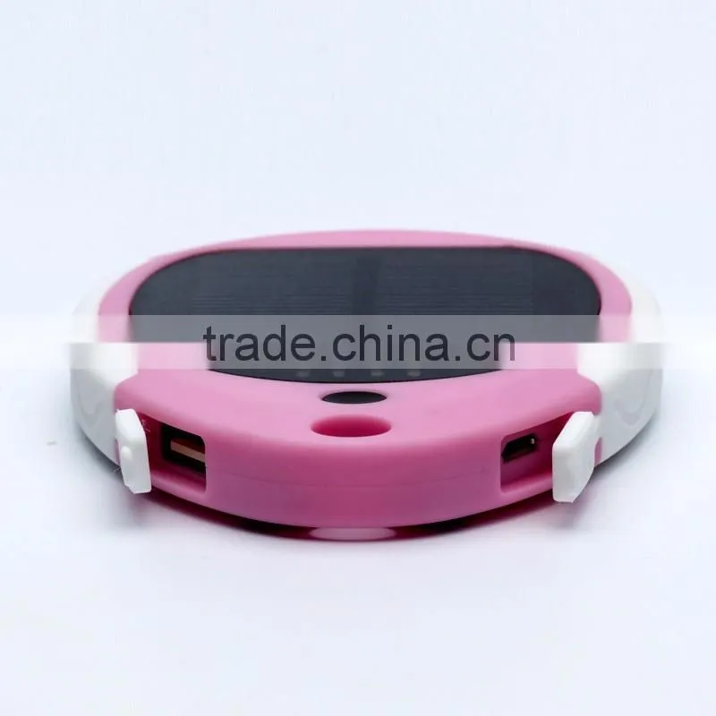 Wholesale gifts waterproof 3000mah rohs solar cell phone charger
