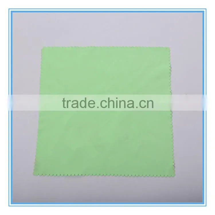 Hot sale green color Microfiber cleaning towel