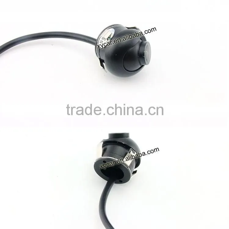 2016Hot! Newest mini moving guide line 360 degree around/rear view car mirror camera XY-1692
