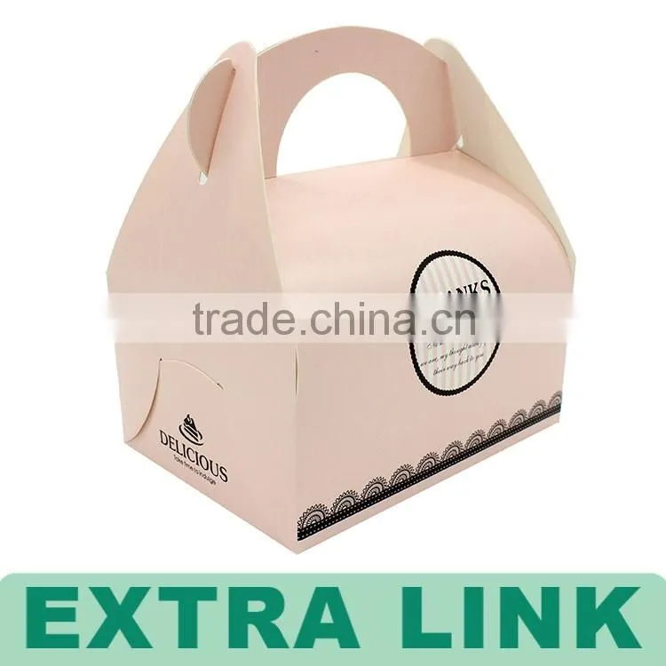 Custom Logo Small Handle Kraft Paper Cement Shopping Promotion Bag For Food