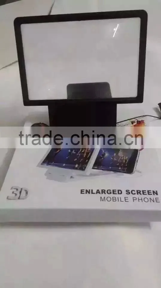 new innovative product mobile phone and tablet LCD screen magnifier, Enlarge cellphone screen Magnifier with Speaker