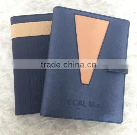 customized leather cover usb flash disk notebook