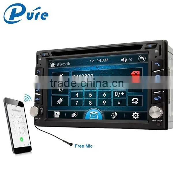 6.2 Inch WinCE 6.0 Car Radio GPS Car DVD Bluetooth Player with 800*480 Pixels/256M RAM