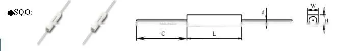 Online Sell Can Termination SQO type Ceramic Core Cement Resistor
