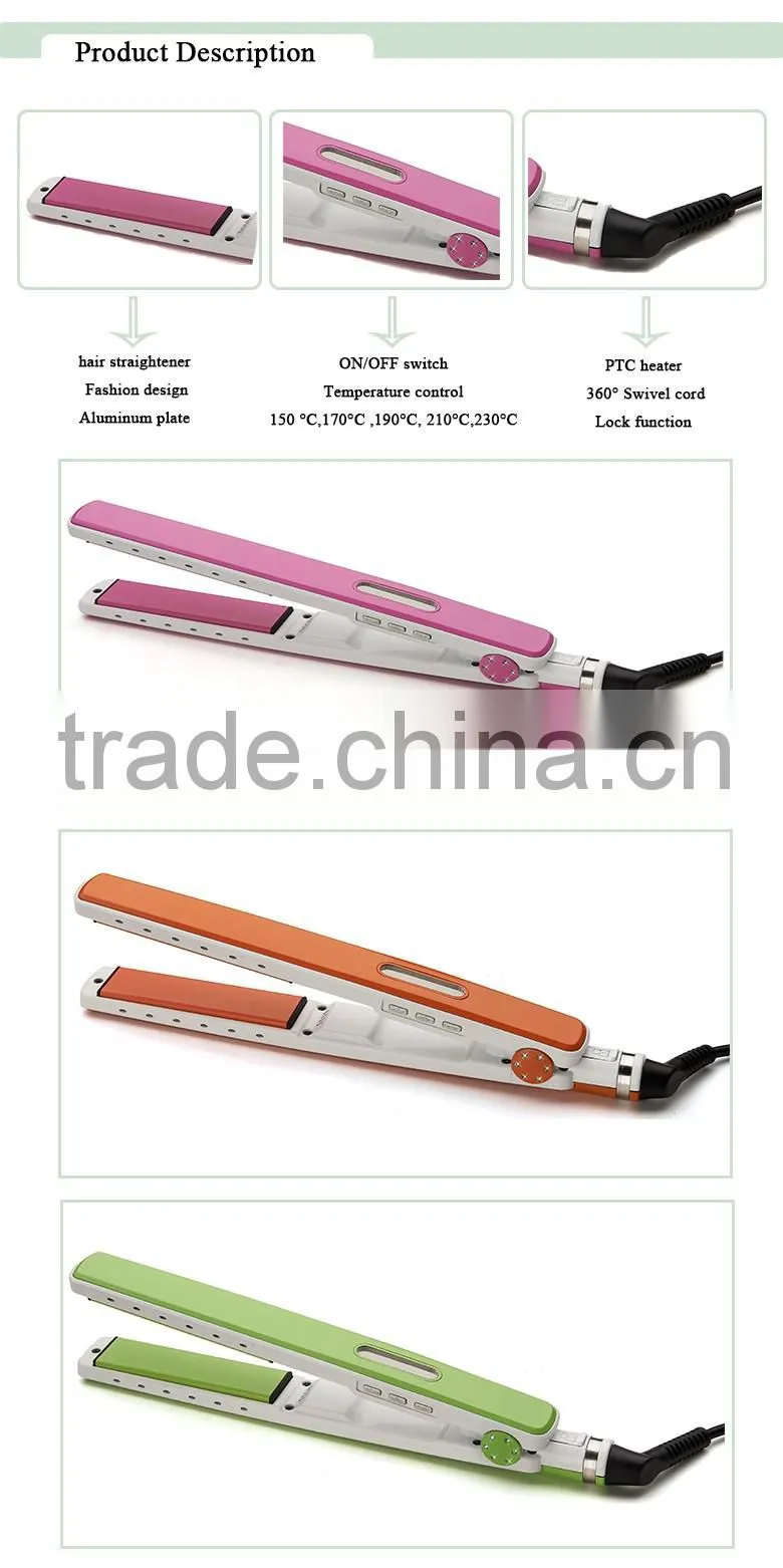 Hot Sale Professional for salon use wet and dry hair straightener CE ROHS Approval