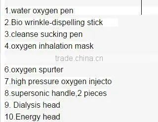 Newset hot selling skin care expert oxygen jet instrument