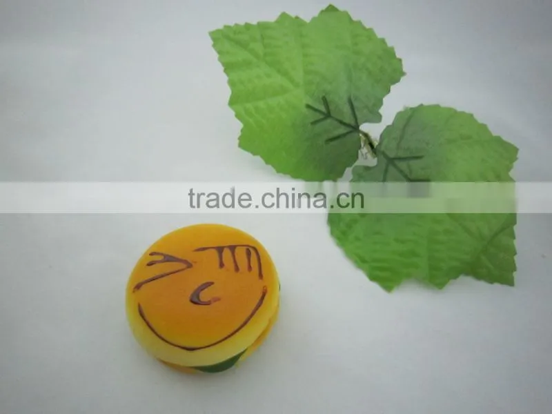 PU Bread (four slices) by SQ crafts, comedy Magic Prop, Fake Bread with smile