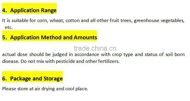 China Made Bacterial Organic Powder Fertilizer for Soil Rebuilding