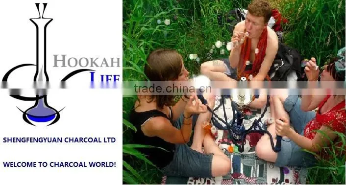 35mm silver star instant ignite shisha charcoal for hookah water pipe