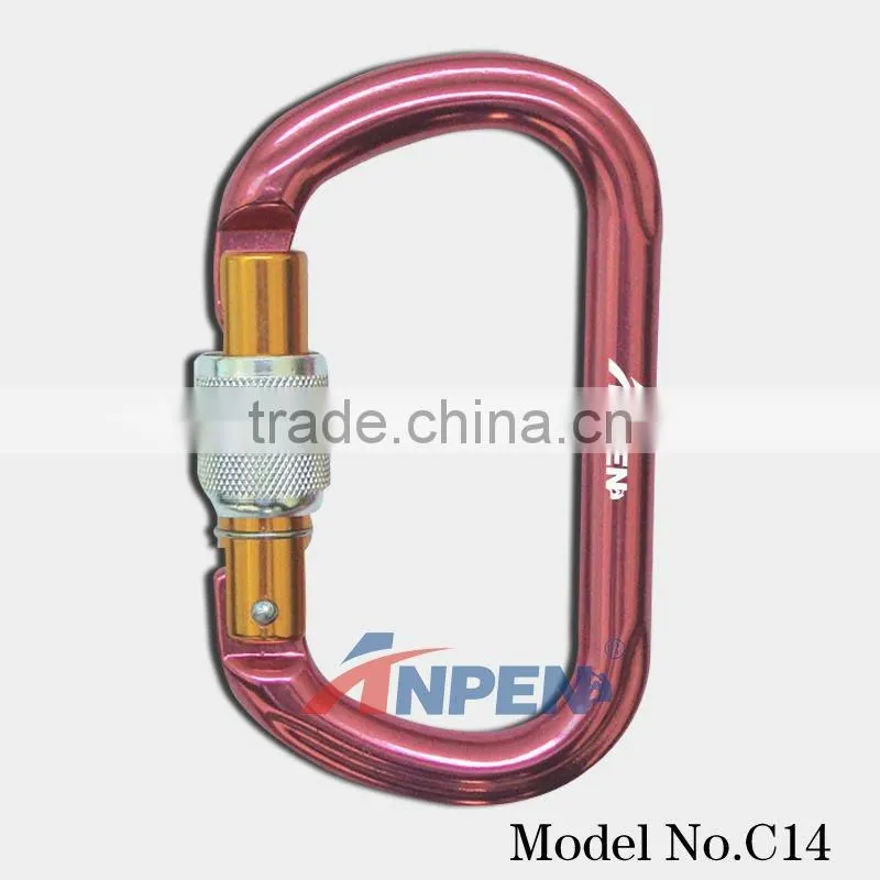 O-shaped Aluminum Alloy Climbing Carabiner, Climbing Hook