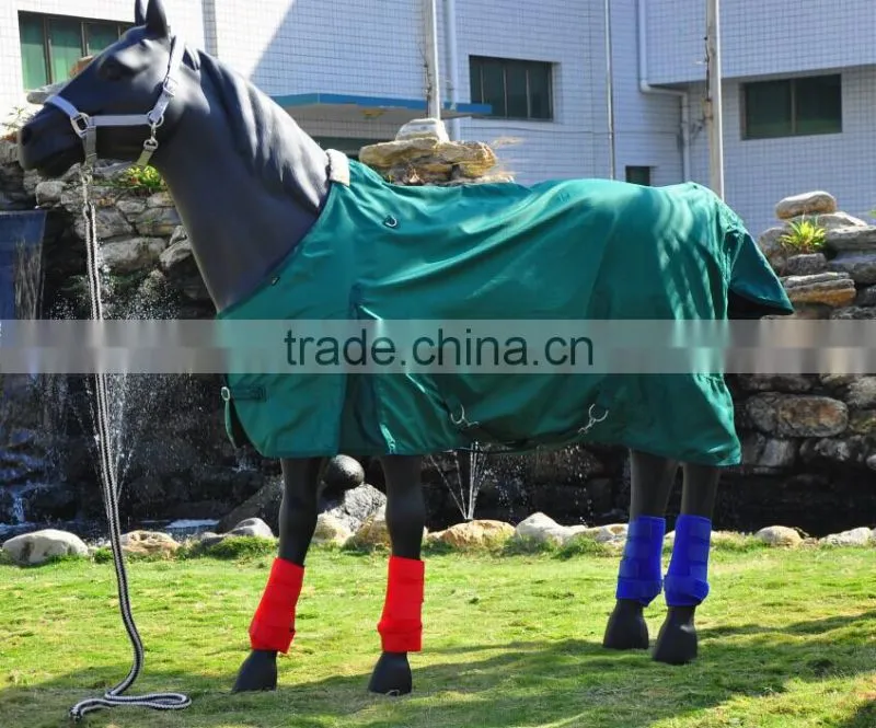 OEM green polyester horse rug
