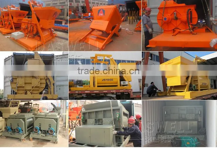 JS750 Electric Twin Shaft Compulsory Concrete Mixer
