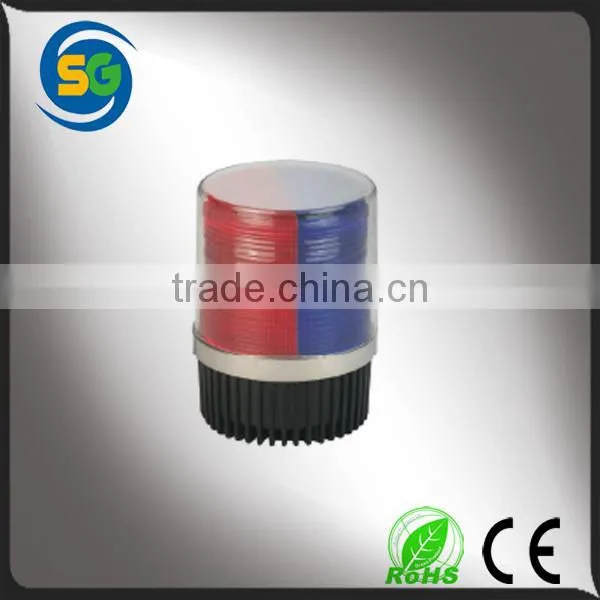 Blue LED flashing beacon with magnetic base