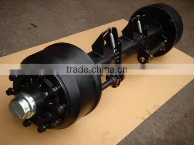 Trailer Parts Germany 12T Low Flat Semi-truck Axle For Heavy Vechicle Trailer