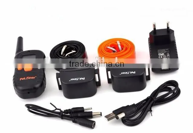 300M waterproof and rechargeable dog collars, Instead of static shock mode no bark dog training collar