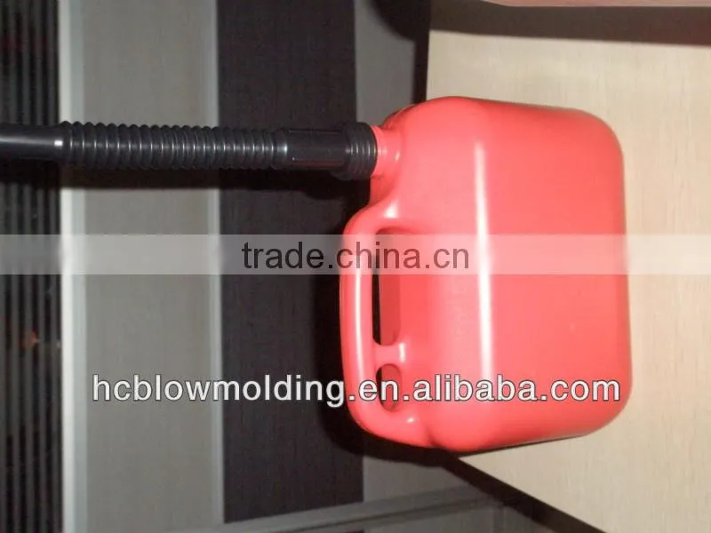 OEM Blow Molding plastic HDPE petrol jerry cans,fuel jerry cans with tube and lid