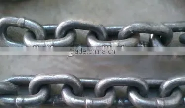 High strength coal mining round link chain for scraper conveyor
