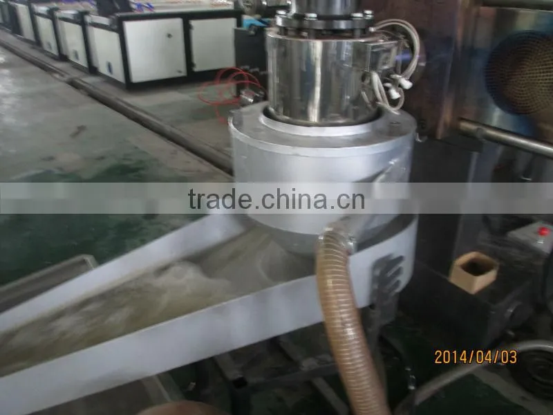 PP woven bag water-ring pelletizing machine/plastic granulator extruder