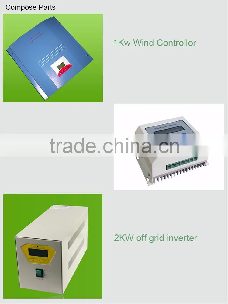 Aaa grade all sizes hybrid wind solar power plant solar wind system