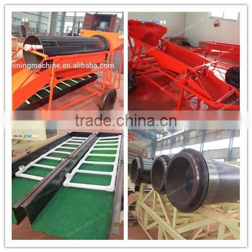 Small Portable Mobile Gold Trommel
