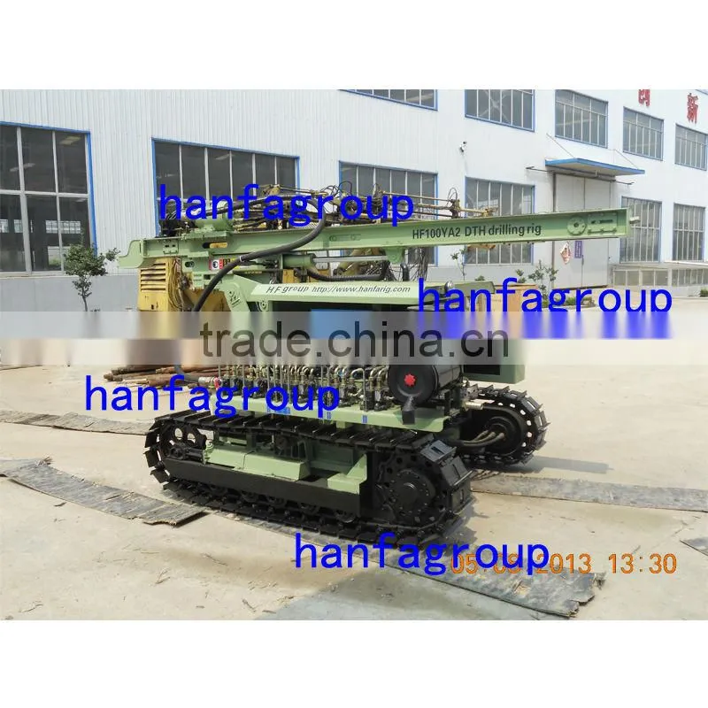 Special recommended ! Most portable and economic blasthole drilling rig HF100YA2 for mining