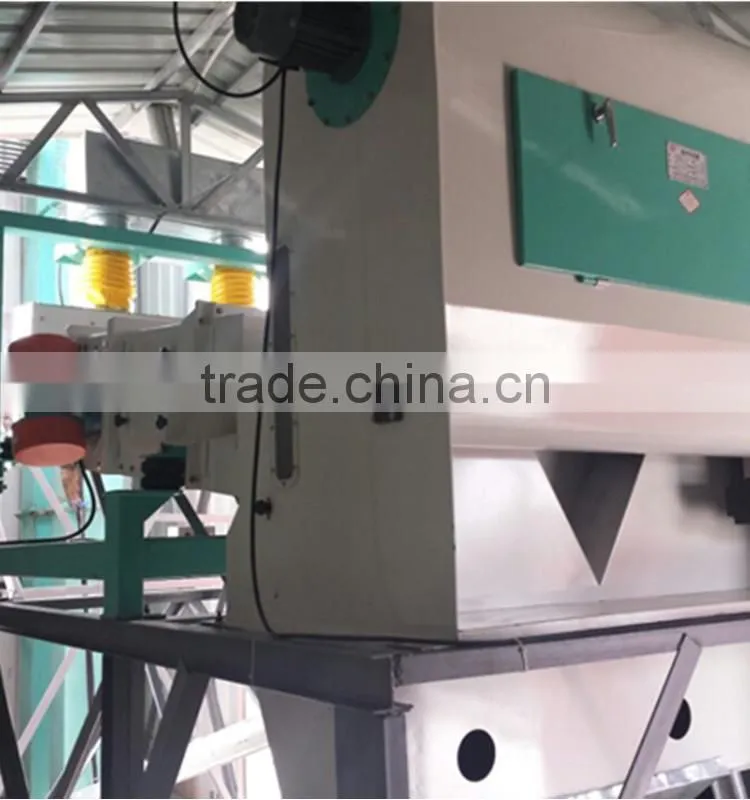 Corn paddy millet grains vibrating screen cleaning machine
