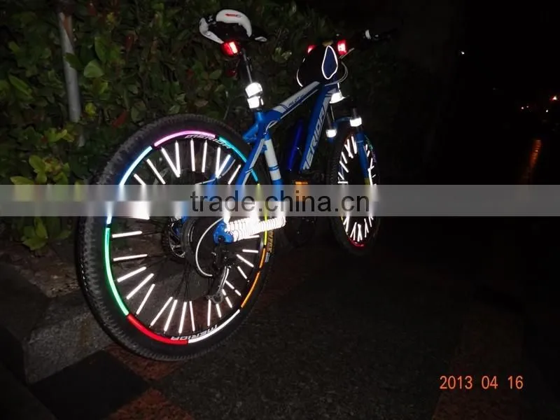 Reflective Tape Applied on Tyre