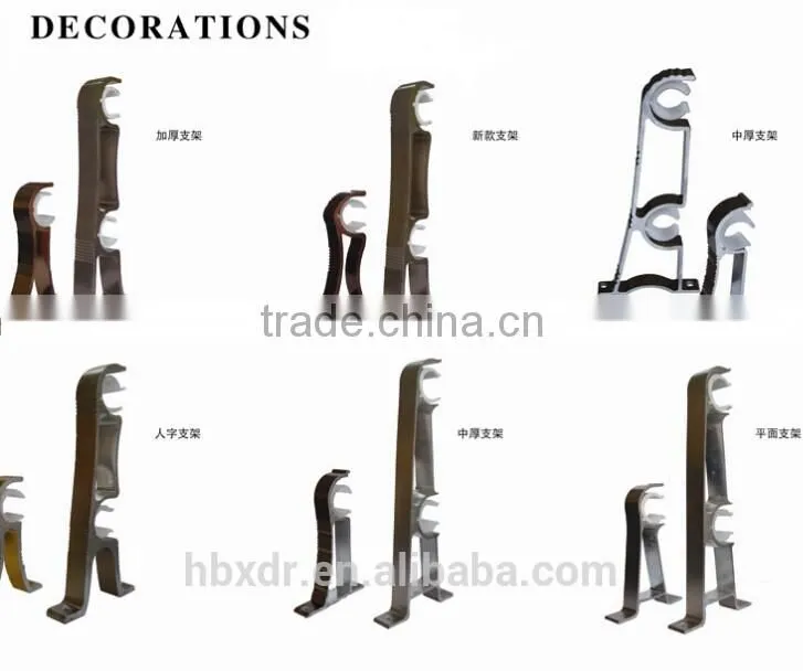 New design decorative aluminum curtain wall bracket