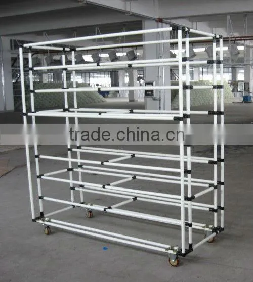 lean tube for pipe storage rack system
