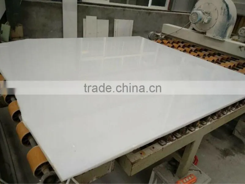 Natural crystal pure white marble tiles on promotion